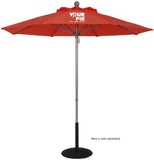 MARKET PATIO UMBRELLA/PRINTED WITH LOGO-NOT STOCKED - 7.5' WIDE