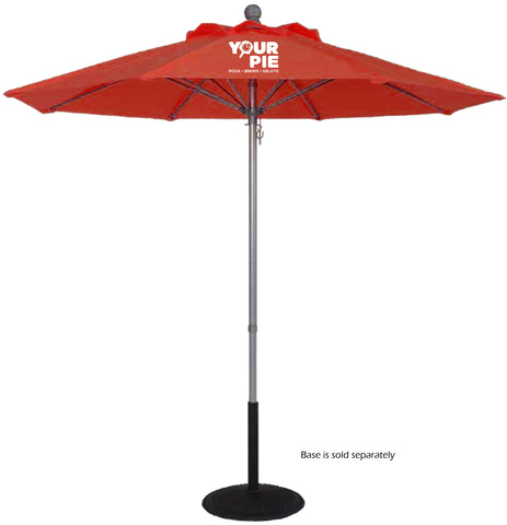 MARKET PATIO UMBRELLA/PRINTED WITH LOGO-NOT STOCKED - 7.5' WIDE
