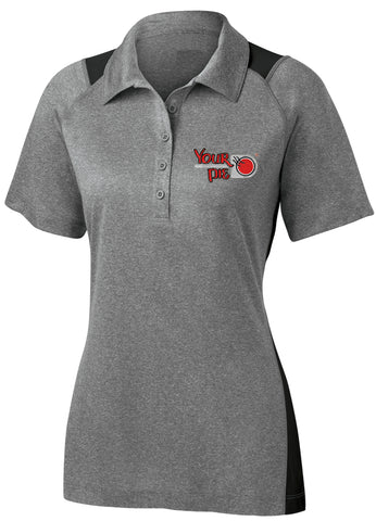 WOMEN'S MANAGER POLO 2-WITH FULL YOUR PIE LOGO-STOCKED