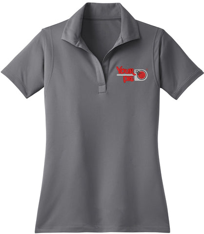 WOMEN'S MANAGER POLO 1-WITH FULL YOUR PIE LOGO-STOCKED