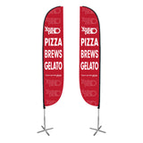 DOUBLE SIDED 12 FOOT FEATHER BANNER X STAND-NOT STOCKED