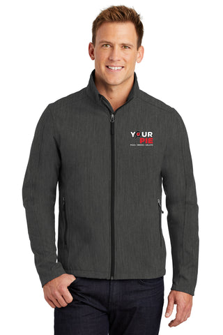 MEN'S SOFT SHELL JACKET with new YOUR PIE LOGO